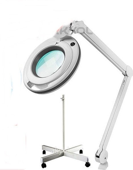 Loyka Ayarlanabilir Ayaklı 90 Led Işık Seviyeli Masaüstü Büyüteç 8X