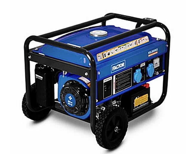 Factor KGL3500CE Benzinli Jeneratör 3,5 kVA , Marşlı Çalıştırma