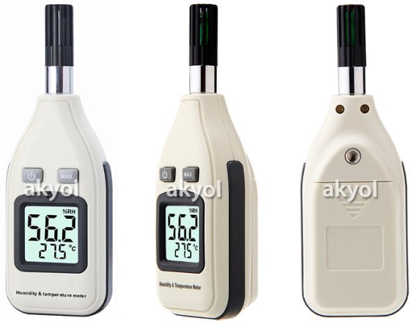 Benetech GM1362 Mini El Tipi Nem ve Sıcaklık Ölçer