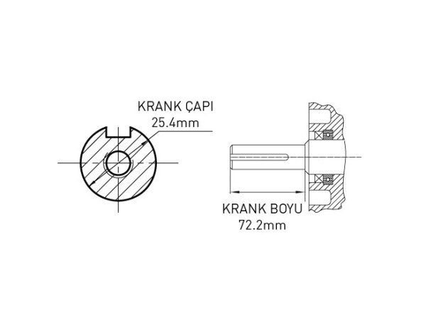 Kama By Reis KGL670MHE Benzinli Motor 22 Hp Marşlı Kamalı