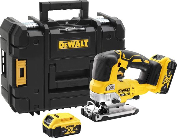 DEWALT DCS334P2 18V 5 Ah Kömürsüz Akülü Dekupaj Testere