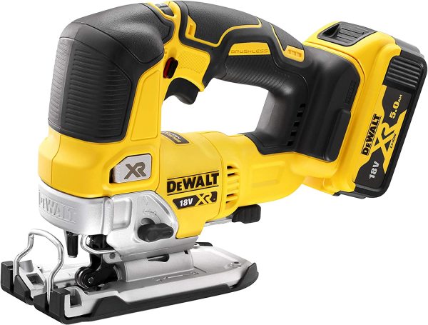 DEWALT DCS334P2 18V 5 Ah Kömürsüz Akülü Dekupaj Testere