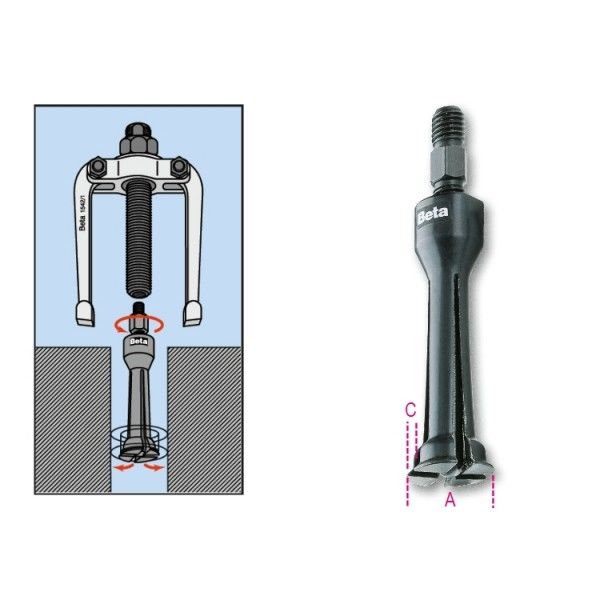 Beta 1544/3 İç Rulman Çektirme 16÷21 mm