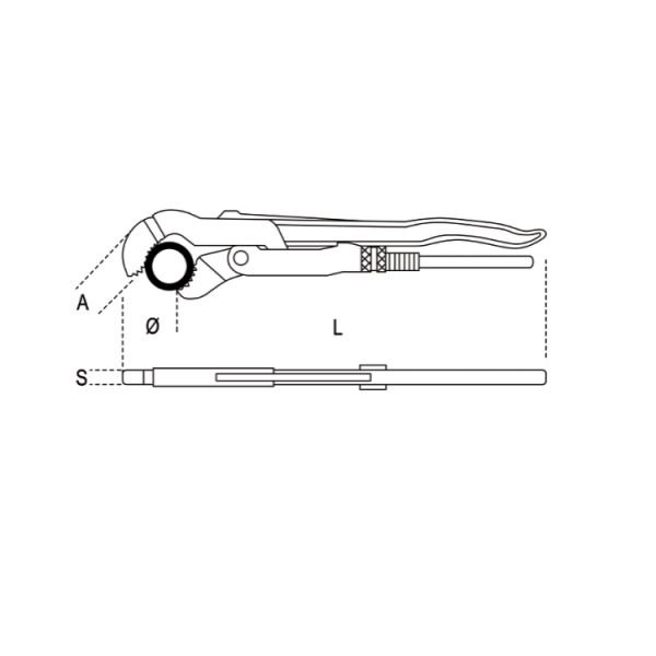 Beta 378 Maşalı Boru Anahtarı 1'' 320mm