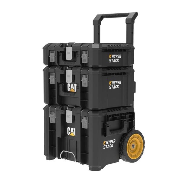 CAT DA41005 HYPER STACK 3’Lü Tekerlekli Kilitli Takım Çantası Seti