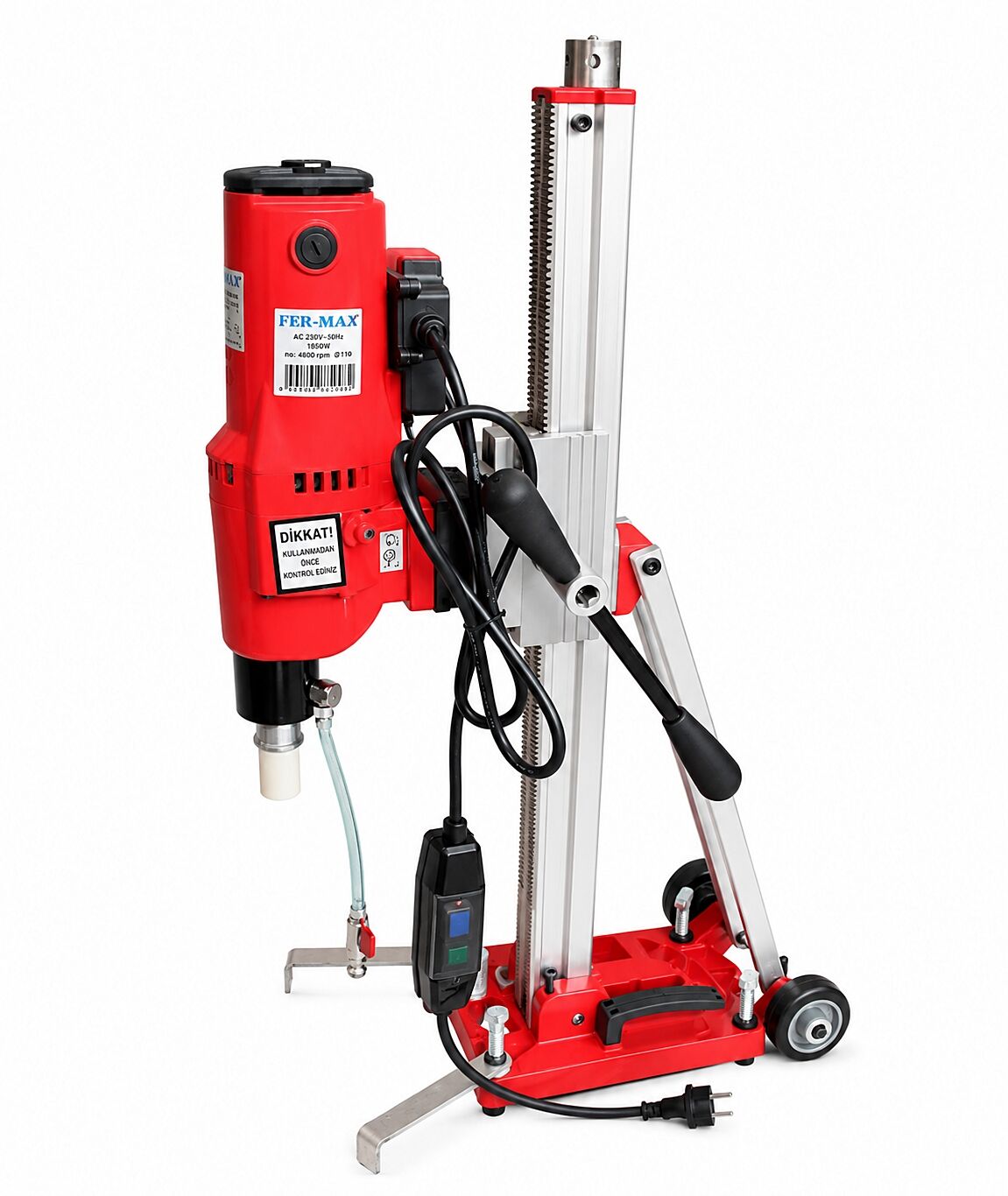 Euromax EX75003 Açılı Çift Hızlı Karot Makinası 3250 W-300 mm