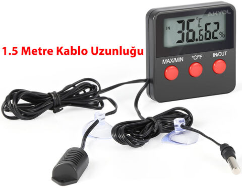 Loyka BT 3000 Kablolu Sıcaklık ve Nem Ölçer | Yüksek Kalite Ölçüm Cihazı