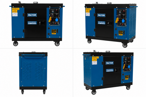 Factor KDK11500SC Monofaze Dizel Jeneratör 11 kVA Marşlı
