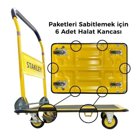 Stanley PC537 Profesyonel Paket Taşıma Arabası 150 kg.