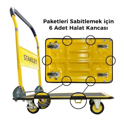 Stanley PC538 Profesyonel Paket Taşıma Arabası 300 kg.