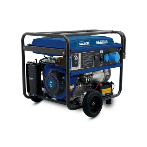 Factor KGL12000CE Benzinli Jeneratör 12 KVA Monofaze