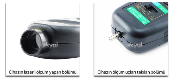 LYK-2236C Temaslı Temassız Devir Ölçer Takometre