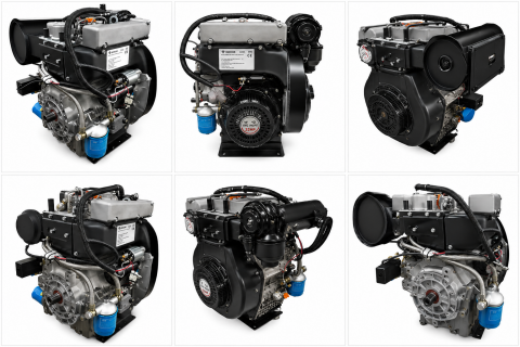 Factor FCMD295FG 22 HP Dizel Motor | Jeneratör Tip, Marşlı Konik Profesyonel Dizel Motor