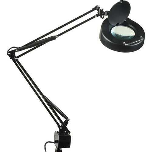 Steweld 8064-1CP 5D ESD Floresan Işıklı Masa Bağlantılı Büyüteç 5 X