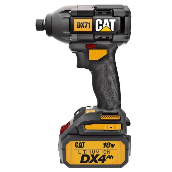 CAT DX71.2 Çift Akülü Şarjlı Darbeli Tornavida 18Volt 4.0Ah