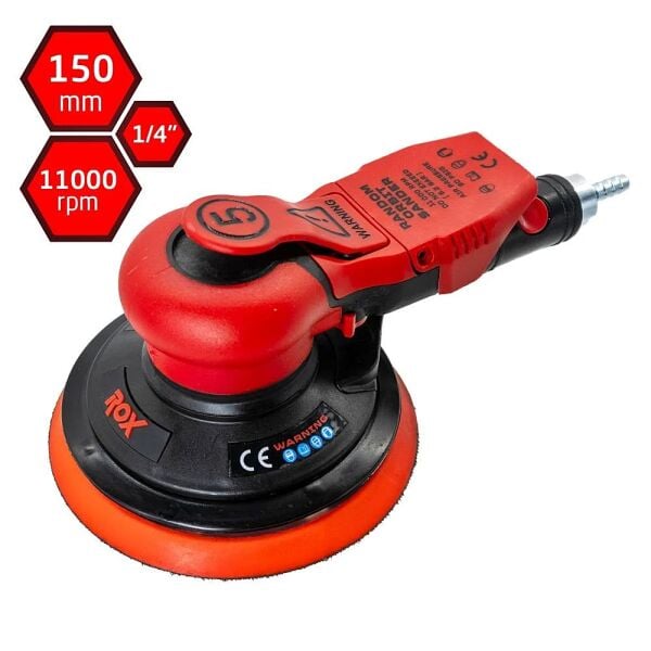 ROX 0301 Orbital Havalı Zımpara Makinesi 150 mm