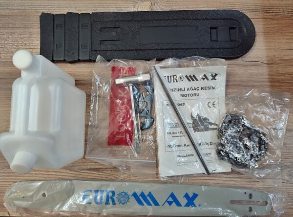 Euromax 2,69 hp Benzinli Ağaç Kesme Motoru 450 mm