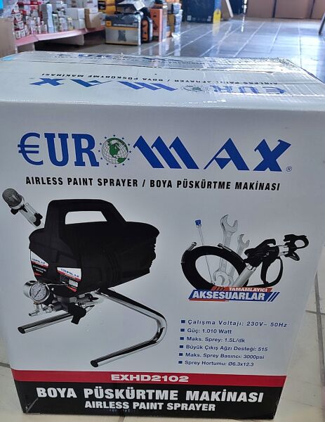 Euromax EXHD2102 Boya Püskürtme Makinası 1010 W
