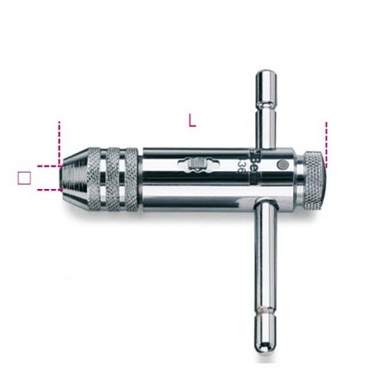 Beta 436/2 Cırcırlı Kılavuz Kolu 4,6÷8 mm