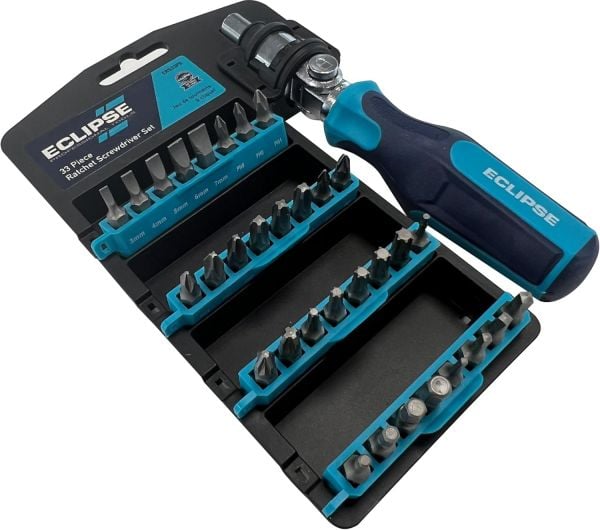 Eclipse ERS33PS Cırcırlı Tornavida Seti 33 Parça