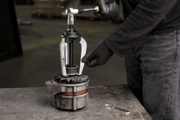 Kukko 12-2 Üç Ayaklı Mekanik Çektirme 50x125 mm | Ağır Hizmet Tipi Profesyonel