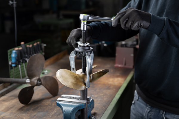 Kukko 12-2 Üç Ayaklı Mekanik Çektirme 50x125 mm | Ağır Hizmet Tipi Profesyonel