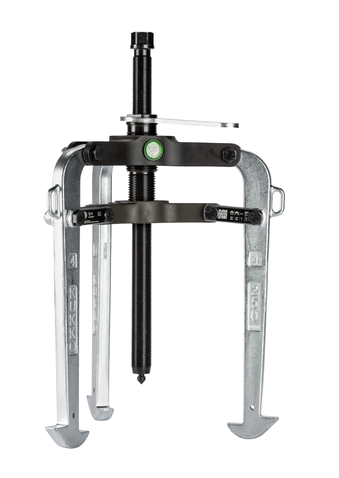 Kukko 12-4 Üç Ayaklı Mekanik Çektirme 250x225 mm | Ağır Hizmet Tipi Profesyonel