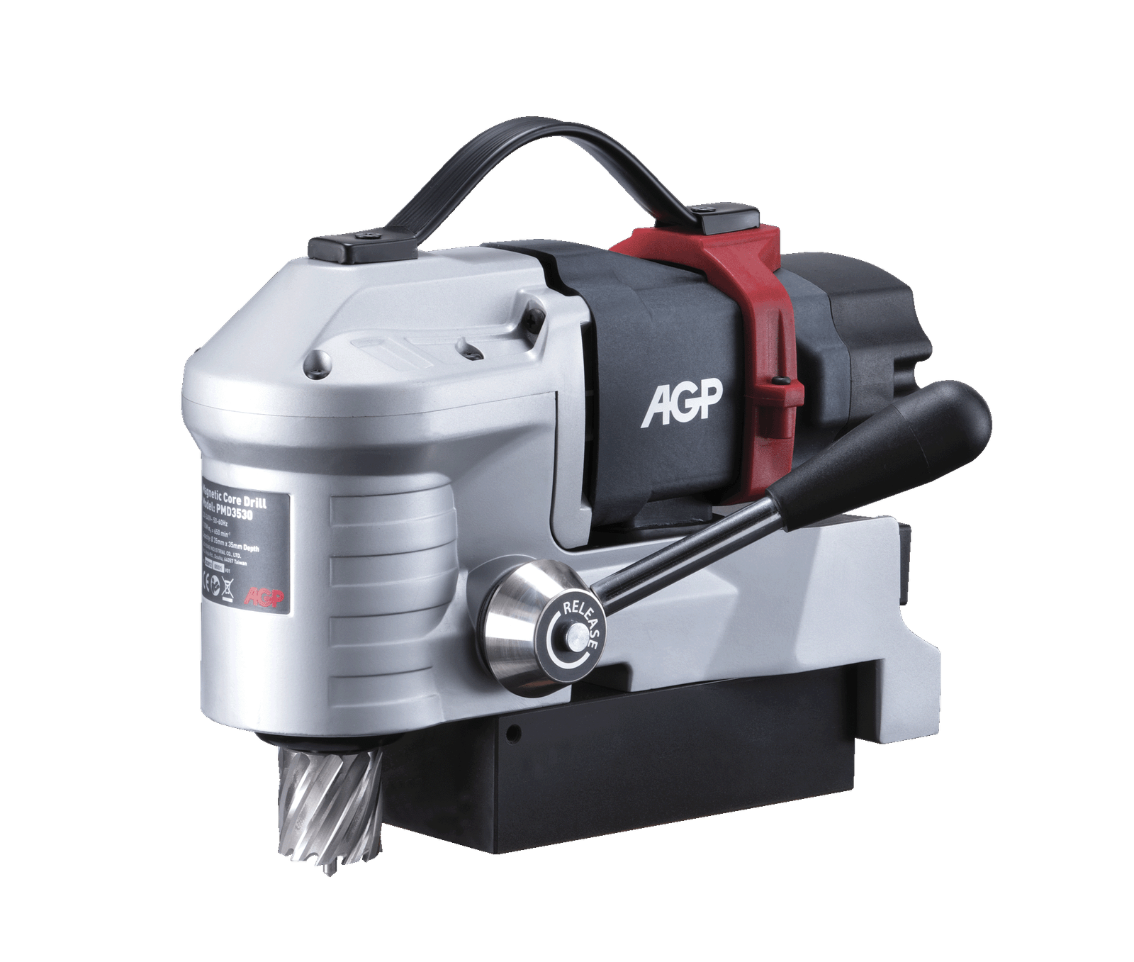 AGP PMD3530 Kısa Boy Manyetik Matkap 35 mm | 1100 W Profesyonel Endüstriyel Kompakt Tasarım