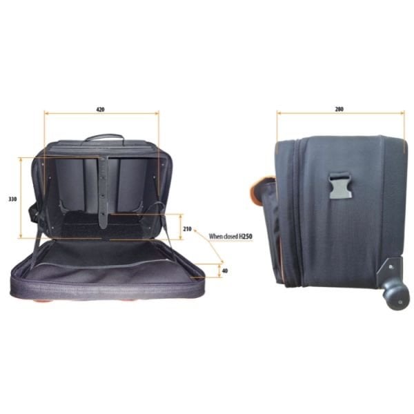 Beta 2108 C8 Tekerlekli Bez Takım Çantası Boş