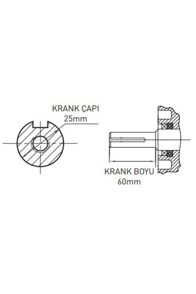 Kama By Reis KGL460MH Benzinli Motor 18 Hp İpli Kamalı