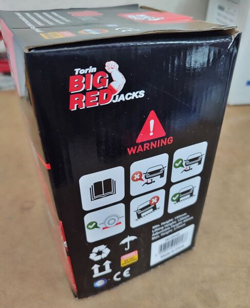 Bigred TR93204 Şişe Kriko 32 Ton Karton Kutulu