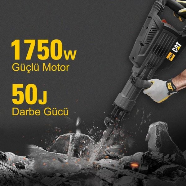 CAT DX29 Profesyonel HEX Kırıcı 1750Watt - 50 J