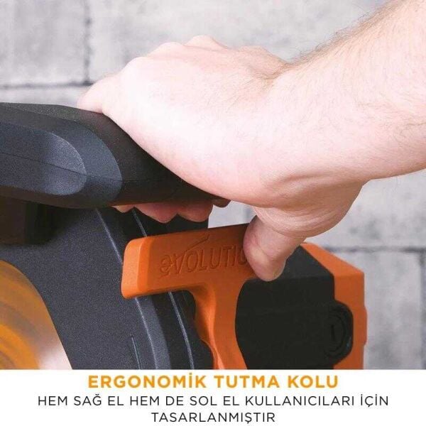 Evolution R210SMS+ 210 mm Profesyonel Kızaklı Gönye Kesme Makinesi – 1500 W - Çok Amaçlı Kesim