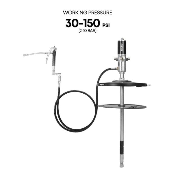 Groz GP2/ST/501/BSP Varil İçin Havalı Gres Pompası 50-60 kg.