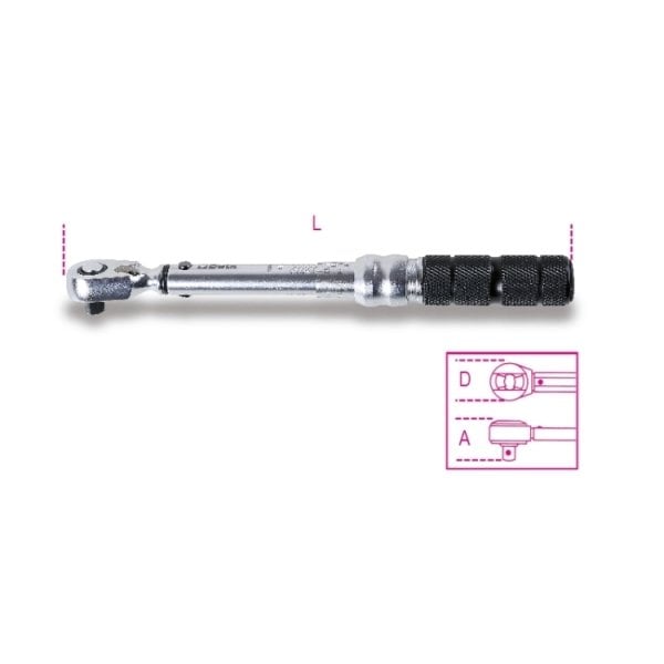 Beta 605E/10 Tork Anahtarı 2-10 Nm - 1/4