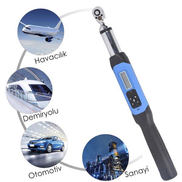 Loyka AWJ3-85 Cırcır Başlı Dijital Torkmetre 85Nm