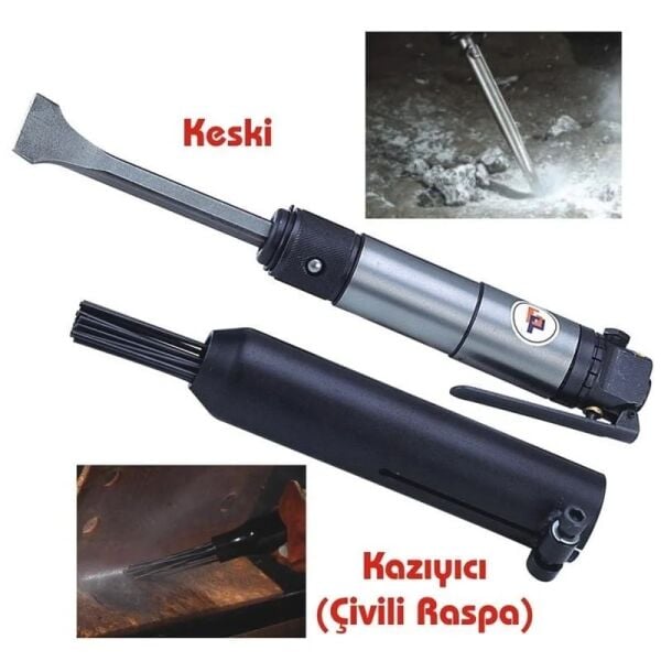 Gison GP-851E Havalı Keski ve Kazıyıcı Çivili Raspa