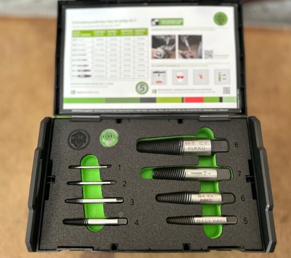 Kukko 49-C Ters Kılavuz Takımı 3-45 mm 8'li