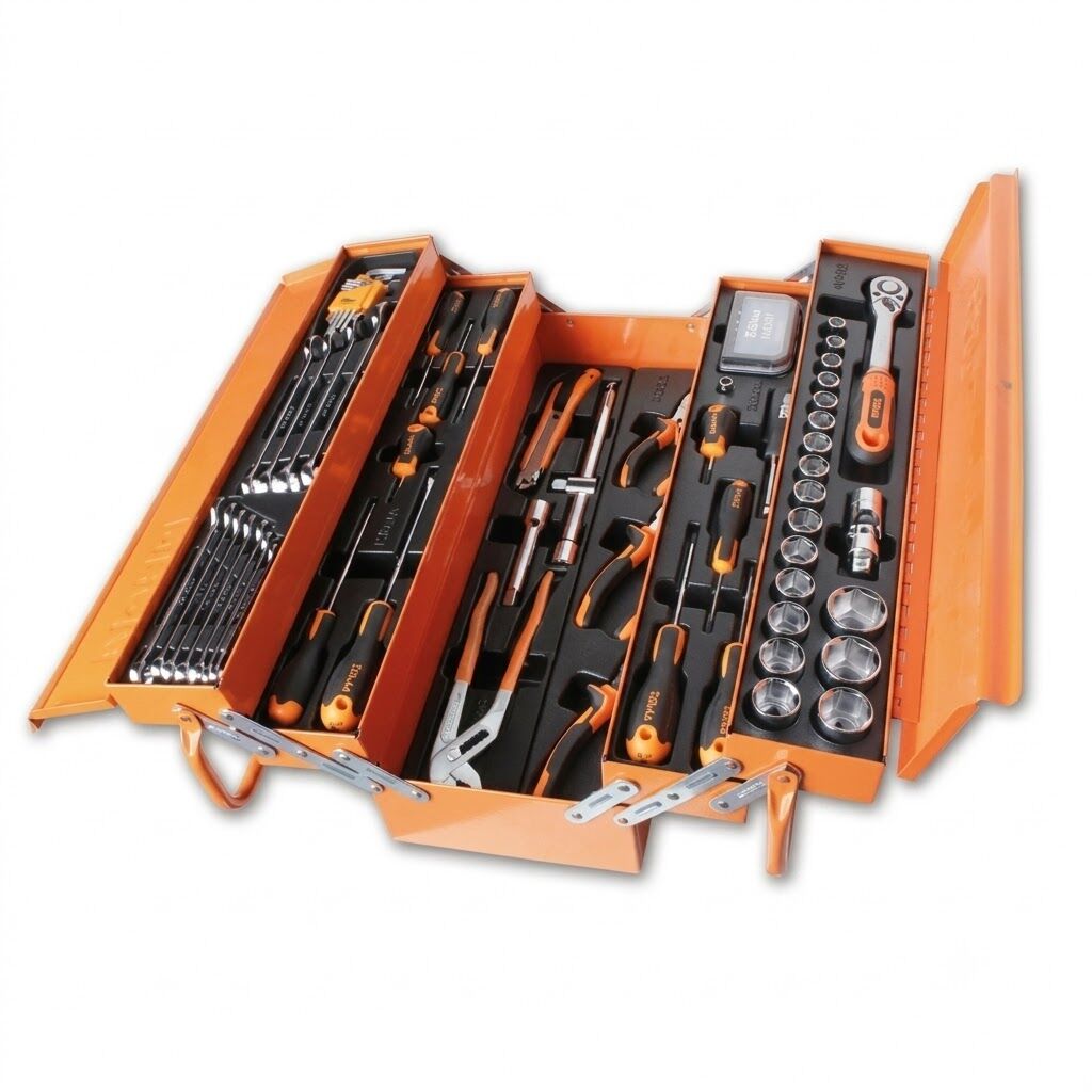Beta Easy 2120l-e/t91-e Metal Avadanlık Çantalı Set 91 Parça