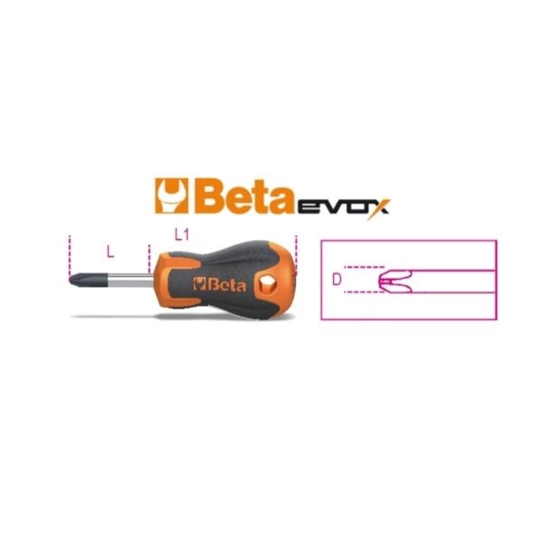 Beta 1202EN Topaç Yıldız Tornavida 4,5x30mm