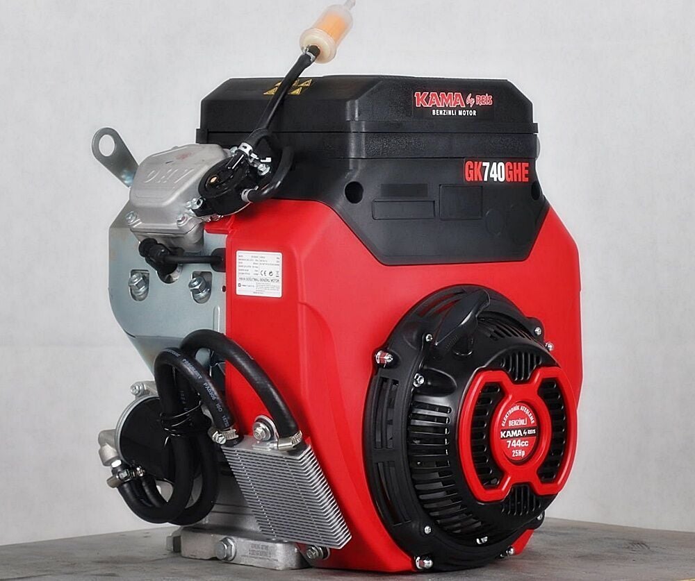 Kama GK740GHE Marşlı/İpli Konik Benzinli Motor 22 hp