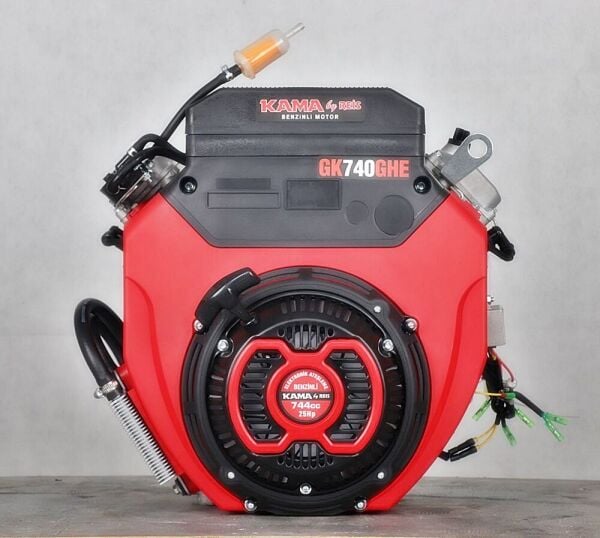Kama GK740GHE Marşlı/İpli Konik Benzinli Motor 22 hp