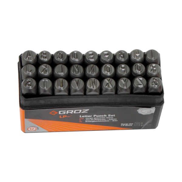 Groz LP/8 Çelik Harf Zımba Takımı 8 mm