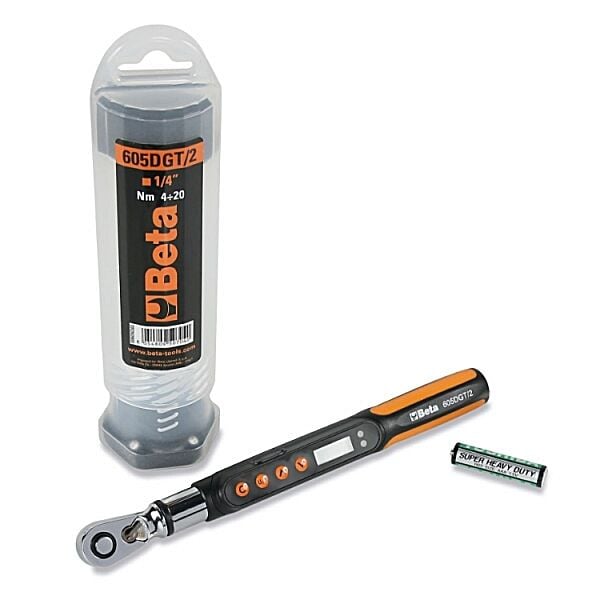 Beta 605DGT/2 Dijital Tork Anahtarı 4-20 Nm 1/4'' – Elektronik Hassas Ölçüm ve Profesyonel