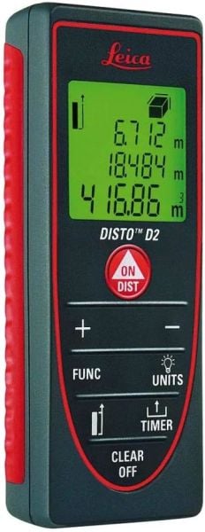 Leica DISTO™D2 Bluetooth'lu Lzer Metre 100 Mt