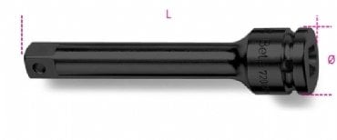 Beta 710/21 Havalı Lokma Uzatması Uzun 3/8'' 125mm
