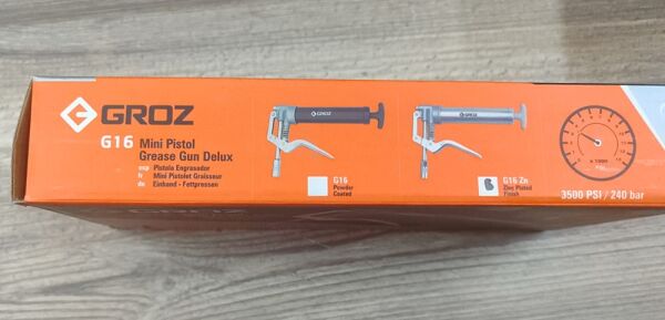 Groz G-16/ZN/M Mini Tabanca Tipi Gres Pompası 120 cc