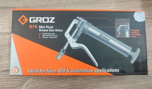 Groz G-16/ZN/M Mini Tabanca Tipi Gres Pompası 120 cc