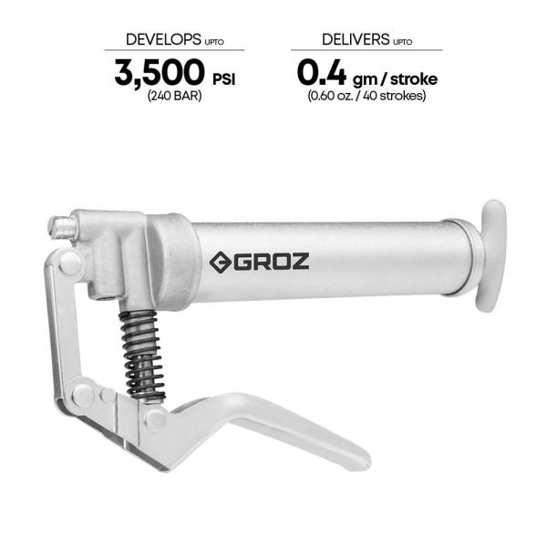 Groz G-16/ZN/M Mini Tabanca Tipi Gres Pompası 120 cc