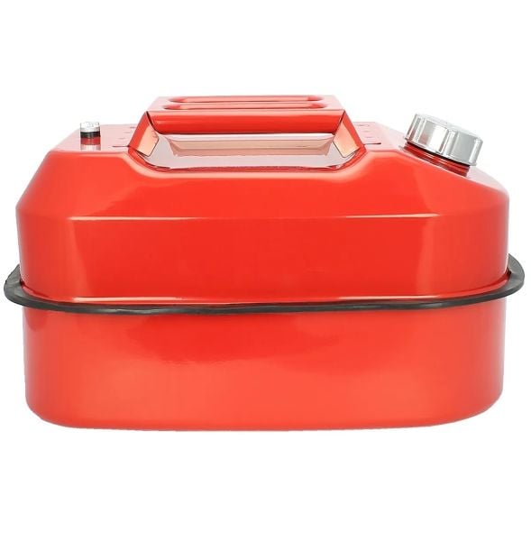 Steweld  Yatay Kırmızı Metal Benzin Bidonu 20 Litre